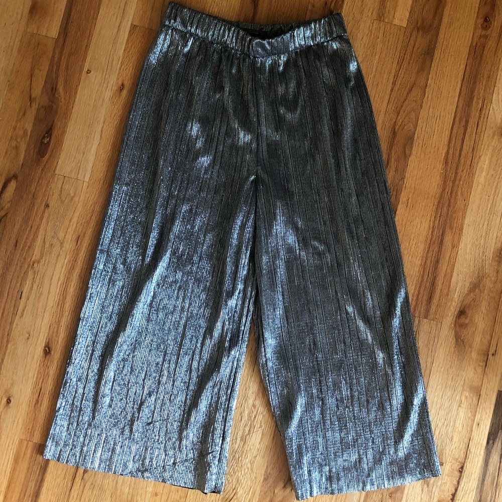 Metallic Zara Culottes